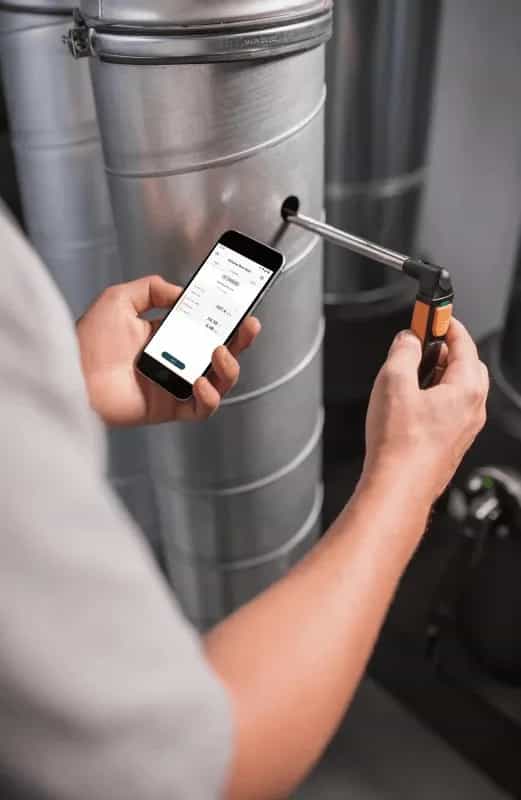 Termoanemometr Testo 405i z aplikacją mobilną – widok dodatkowy 7 (miniatura)