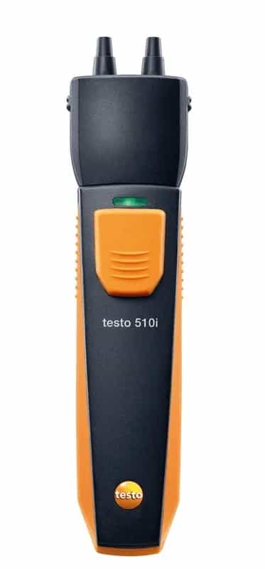 Manometr różnicowy z aplikacją mobilną Testo 510i – zdjęcie produktu (miniatura)