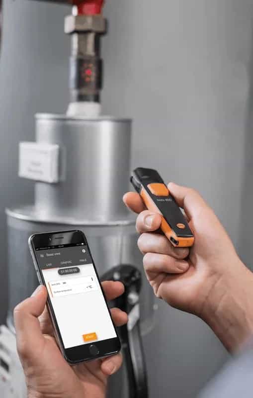 Pirometr Testo z aplikacją mobilną 805i – widok dodatkowy 7 (miniatura)
