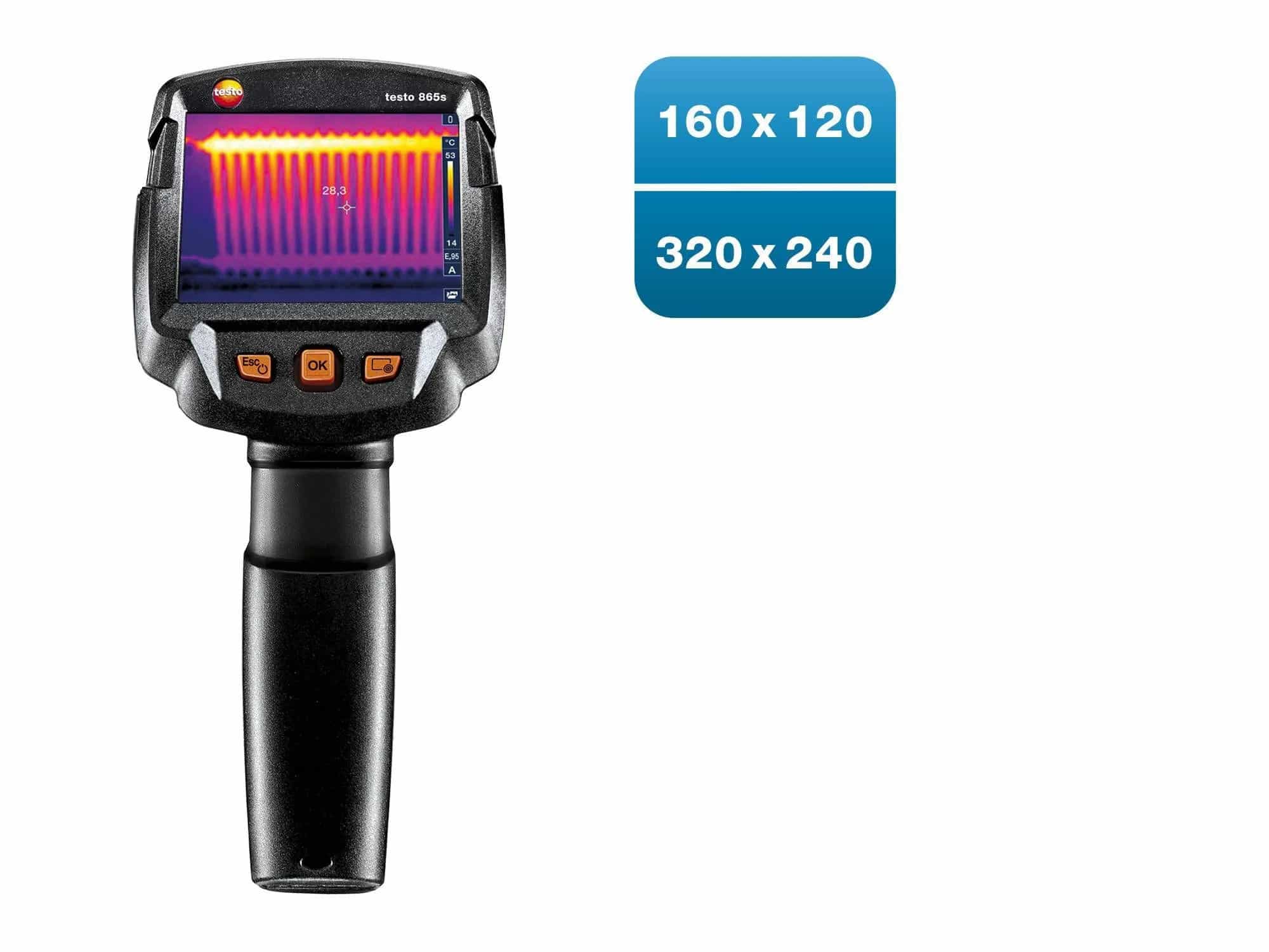 Kamera termowizyjna Testo 865s – widok dodatkowy 2 (miniatura)