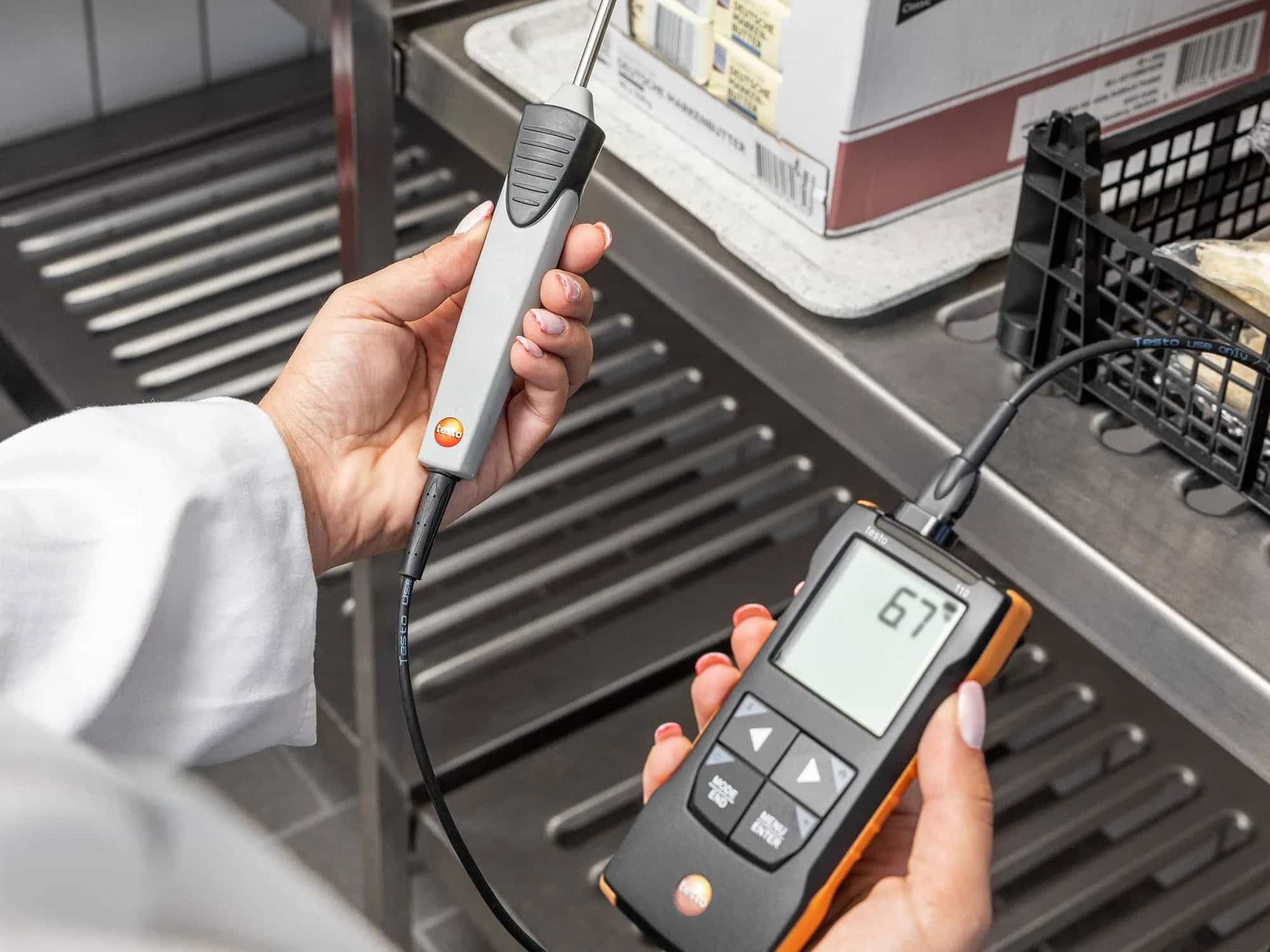 Termometr Bluetooth na sondy NTC oraz Pt100 - Testo 110 – widok dodatkowy 10 (miniatura)
