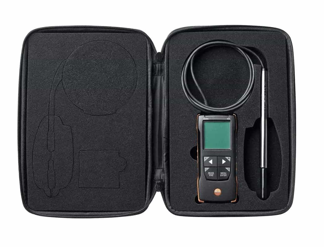 Cyfrowy anemometr termiczny Testo 425 z aplikacją mobilną – widok dodatkowy 3 (miniatura)