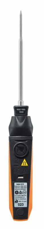 Termometr Bluetooth z sondą zanurzeniowo/penetracyjną Testo 915i – widok dodatkowy 3 (miniatura)