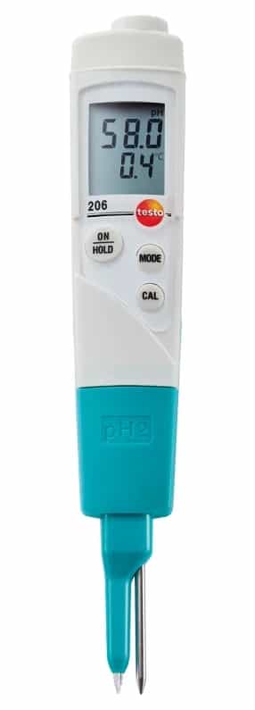 Testo 206-pH2 – pH-metr z sondą penetracyjną