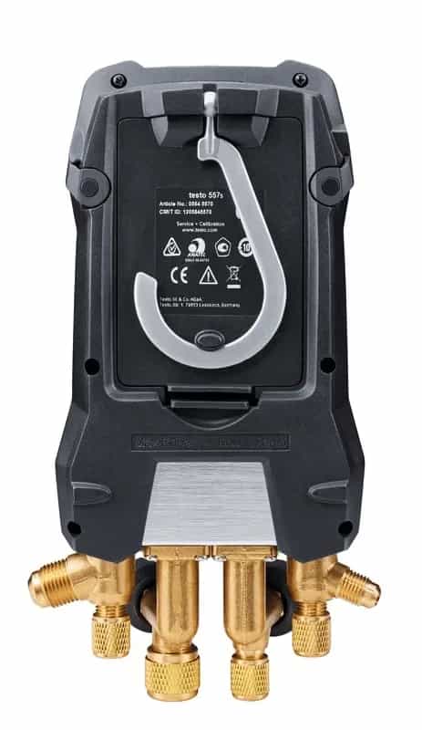 Oprawa zaworowa HVAC/R Testo 557s Smart Vacuum – zestaw z sondami i wężami – widok dodatkowy 5 (miniatura)