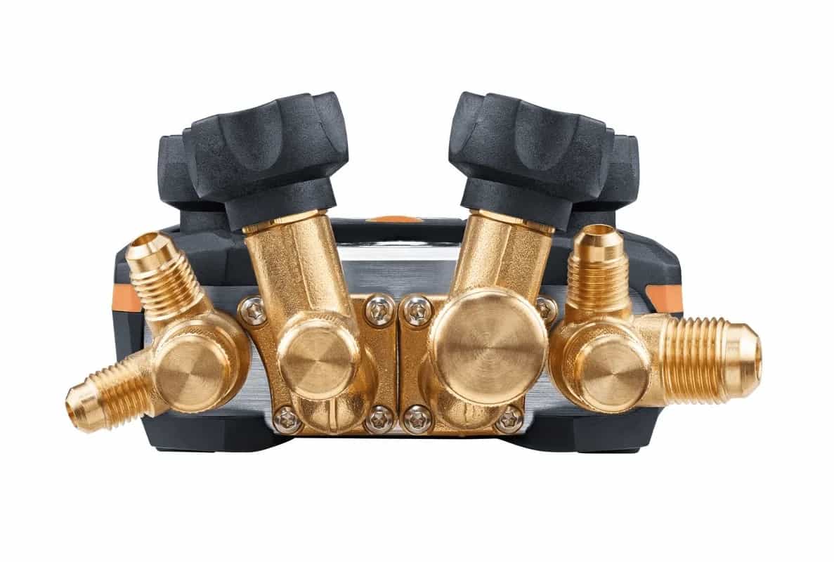 Oprawa zaworowa HVAC/R Testo 557s Smart Vacuum – zestaw z sondami i wężami – widok dodatkowy 8 (miniatura)