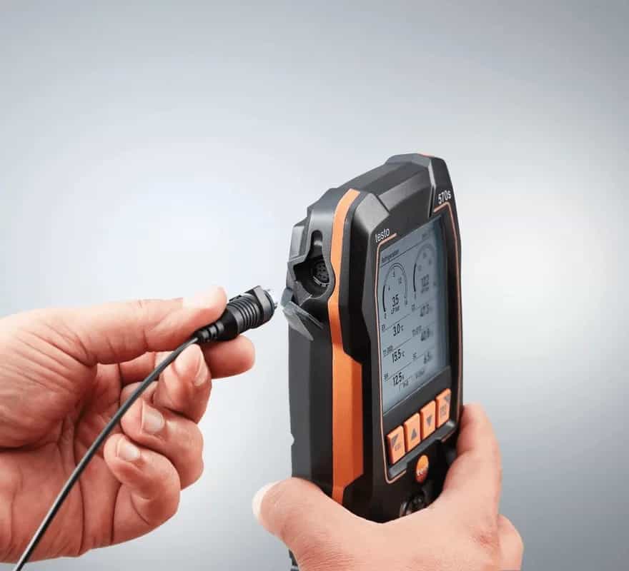 Elektroniczna oprawa zaworowa Testo 570s z aplikacją mobilną i inteligentną analizą błędów – widok dodatkowy 7 (miniatura)
