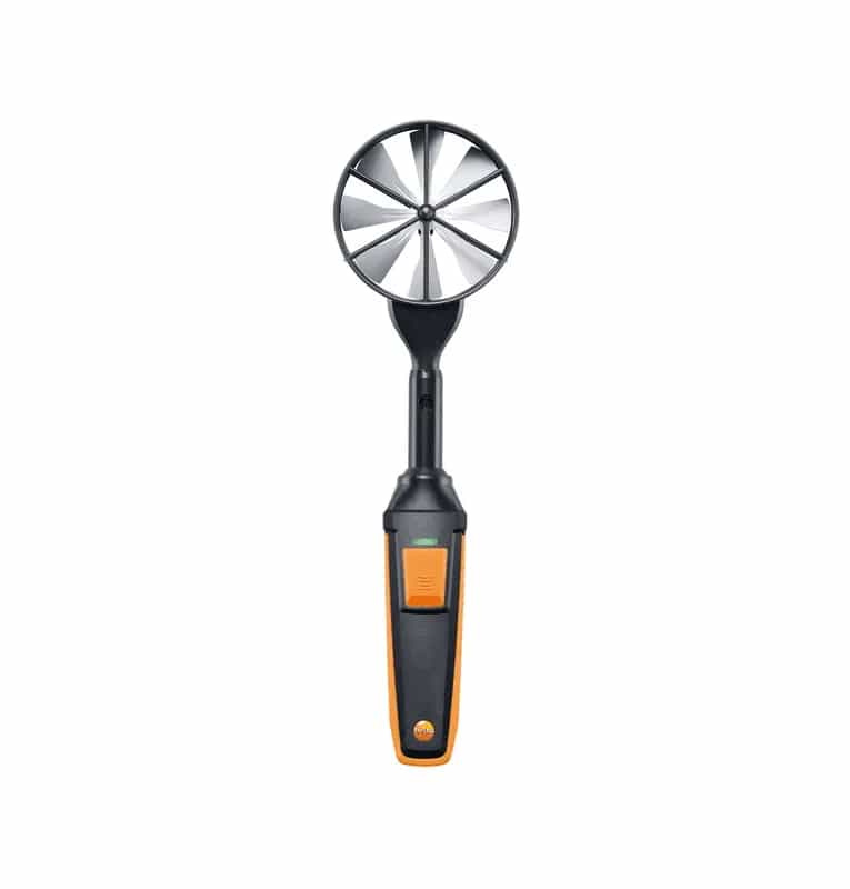 Precyzyjna sonda wiatraczkowa Testo z Bluetooth i czujnikiem temperatury (Ø 100 mm)