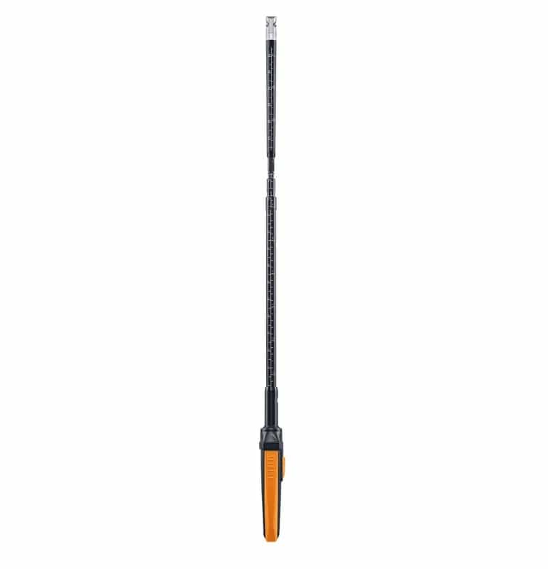 Bezprzewodowa sonda wiatraczkowa Testo z łącznością Bluetooth i czujnikiem temperatury (Ø 16 mm)