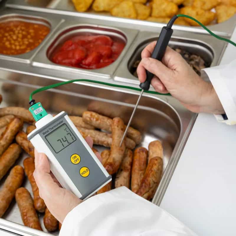 Termometr ETI Therma K Metal - termopara typ K, zakres do 1372 °C, IP67 – widok 3 (miniatura)