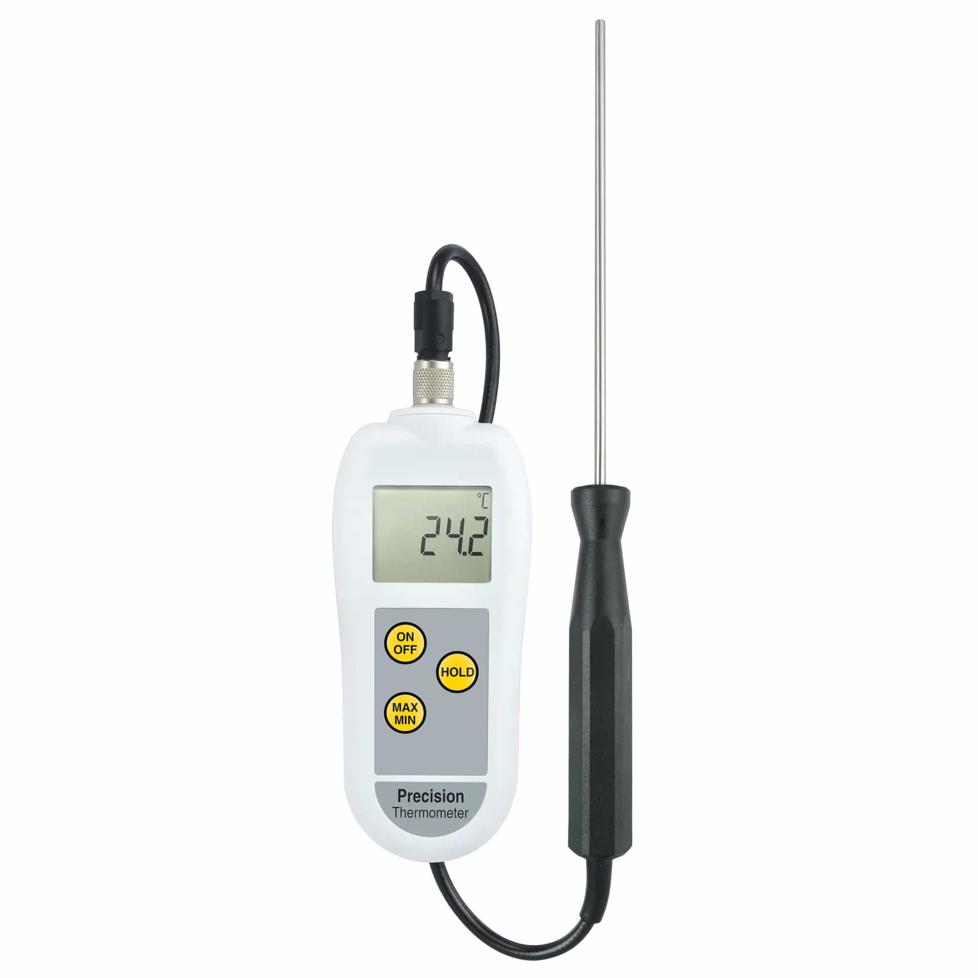 Termometr laboratoryjny ETI Precision PT100 - dokładność ±0,2 °C – sonda pomiarowa (miniatura)