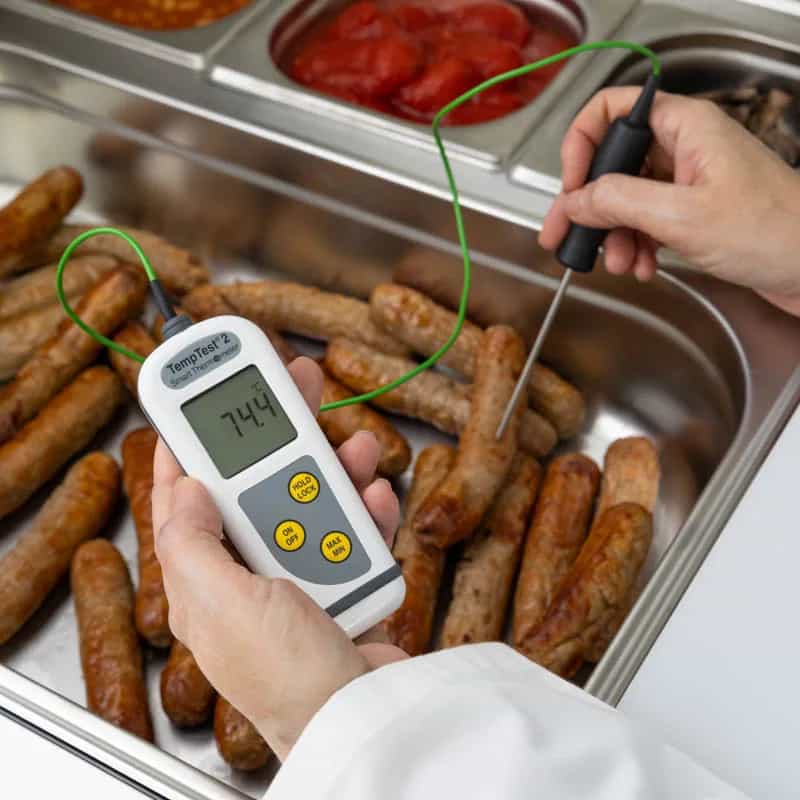 Termometr szpilkowy ETI TempTest 2 222-910 z obrotowym wyświetlaczem 360° i sondą - odczyt w 3 s – widok 6 (miniatura)