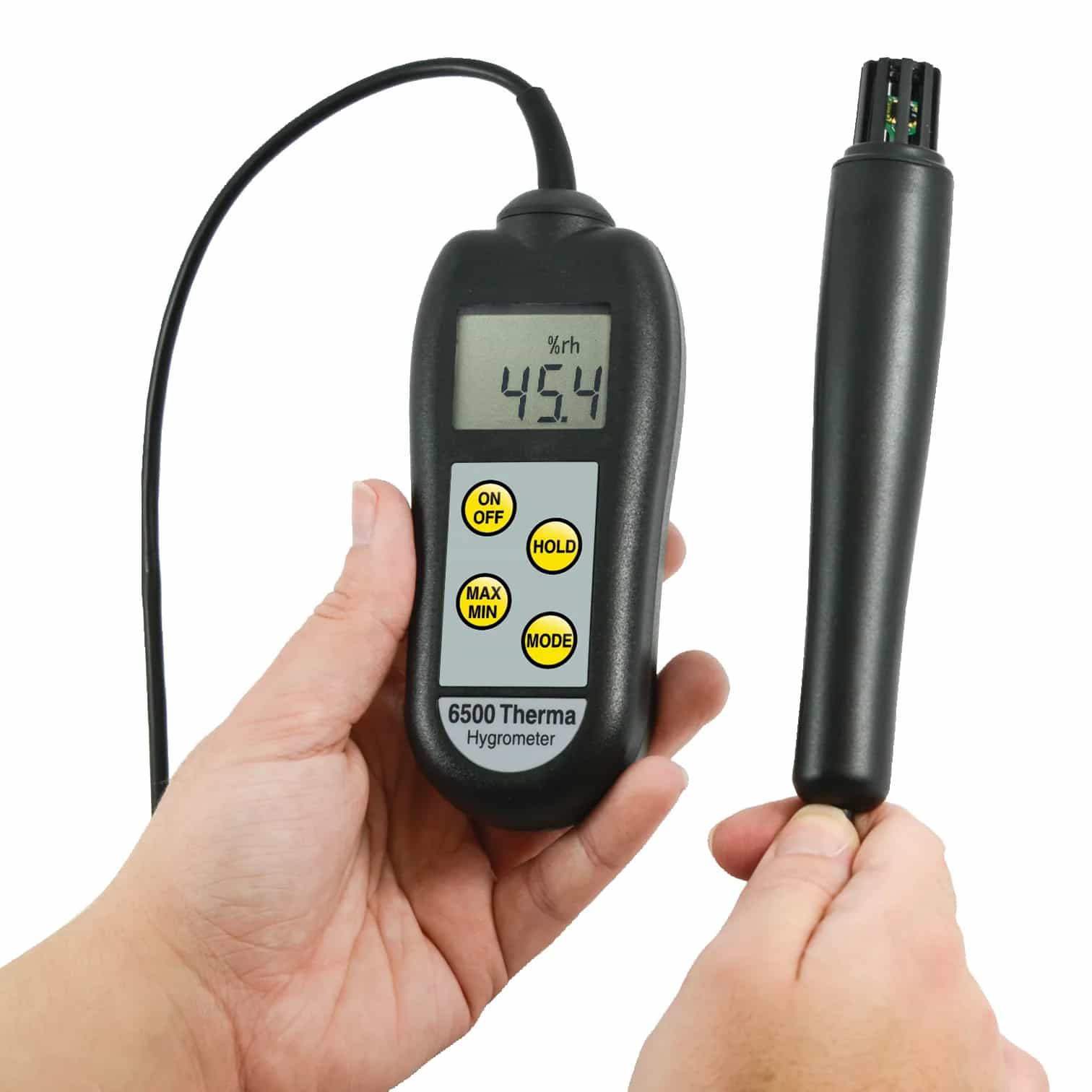 Higrometr inspekcyjny ETI 6500 Therma-Hygrometer z sondą zdalną - ±3% RH – widok 3 (miniatura)