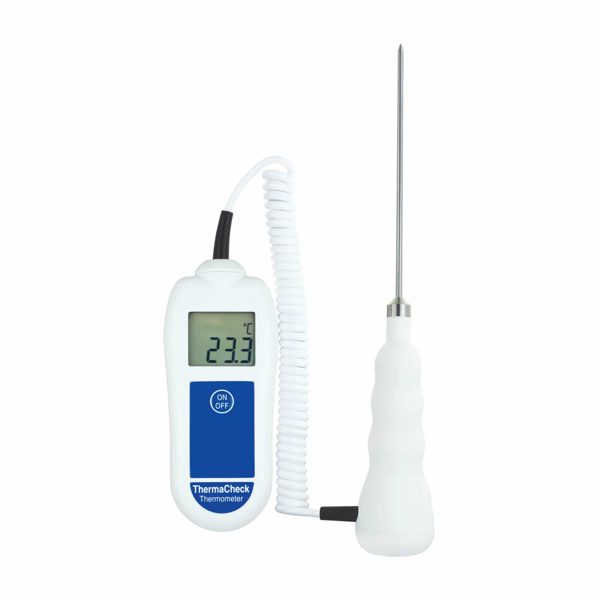 Termometr gastronomiczny ETI ThermaCheck z sondą szpilkową - ±0,3 °C – widok 2 (miniatura)