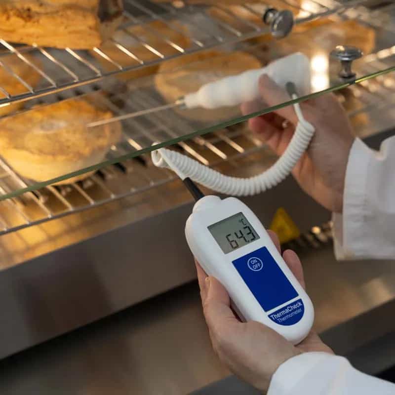 Termometr gastronomiczny ETI ThermaCheck z sondą szpilkową - ±0,3 °C – widok 4 (miniatura)