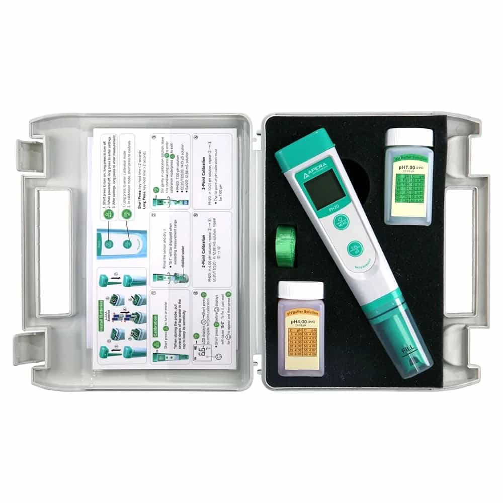 Apera PH20 – zestaw pomiarowy pH – elementy zestawu (miniatura)
