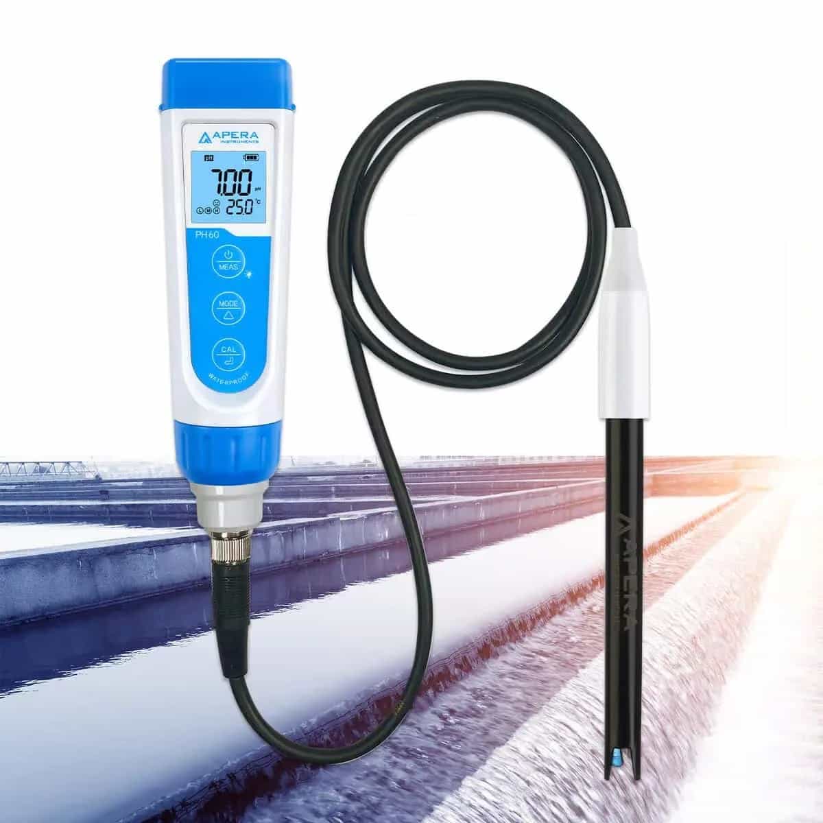 pH-metr Apera PH60-WW – zestaw z elektrodą o otwartej diafragmie
