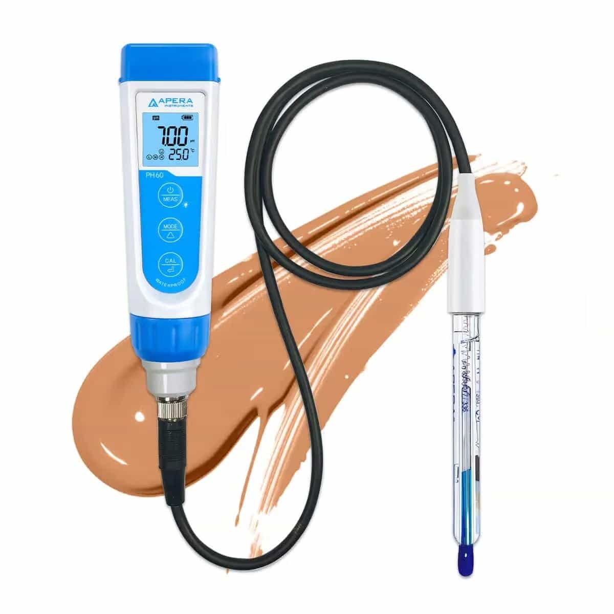 Zestaw pH-metru Apera PH60-VS – elektroda LabSen 855 do próbek lepkich