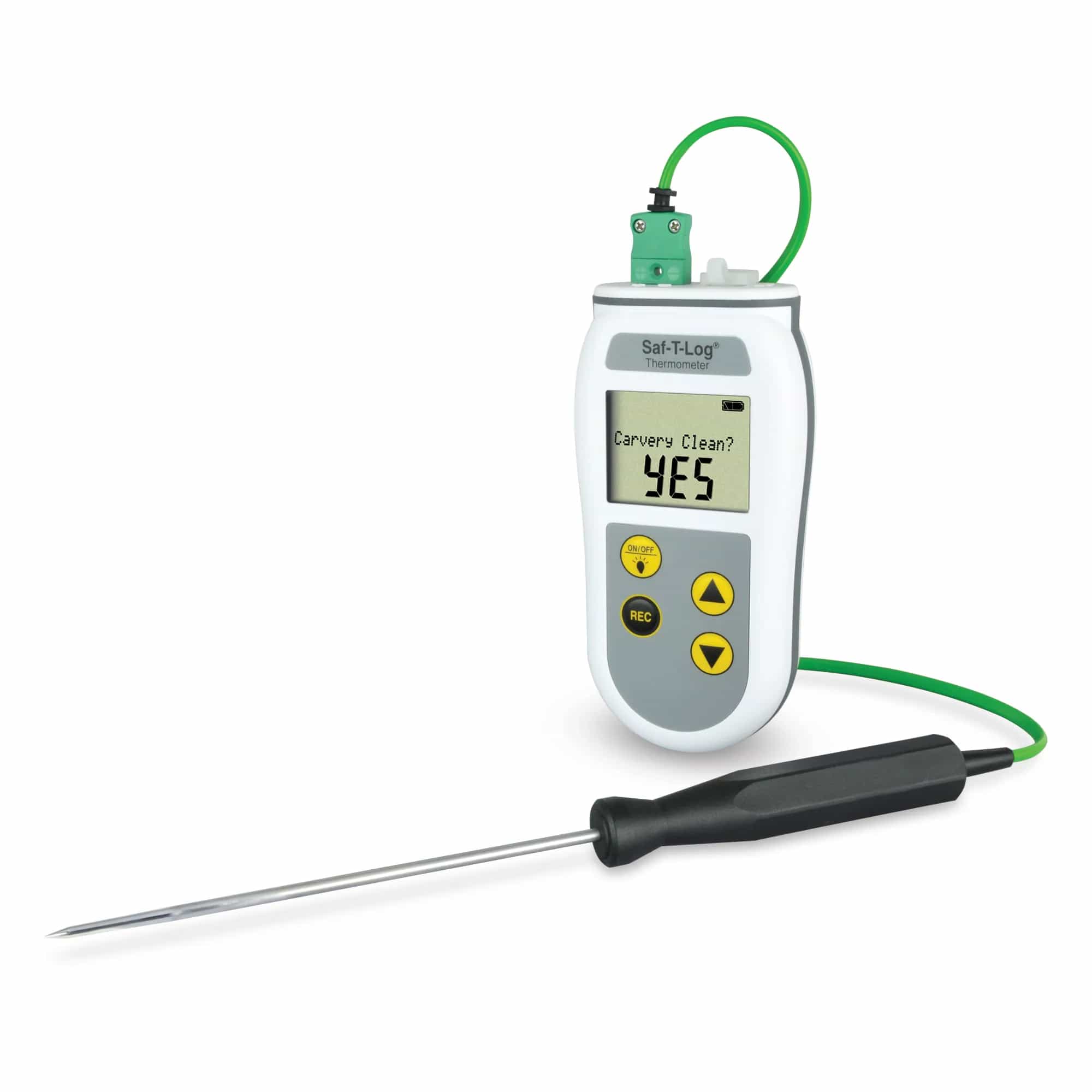 Termometr z rejestracją ETI Saf-T-Log – HACCP, IP67, ±0,4 °C