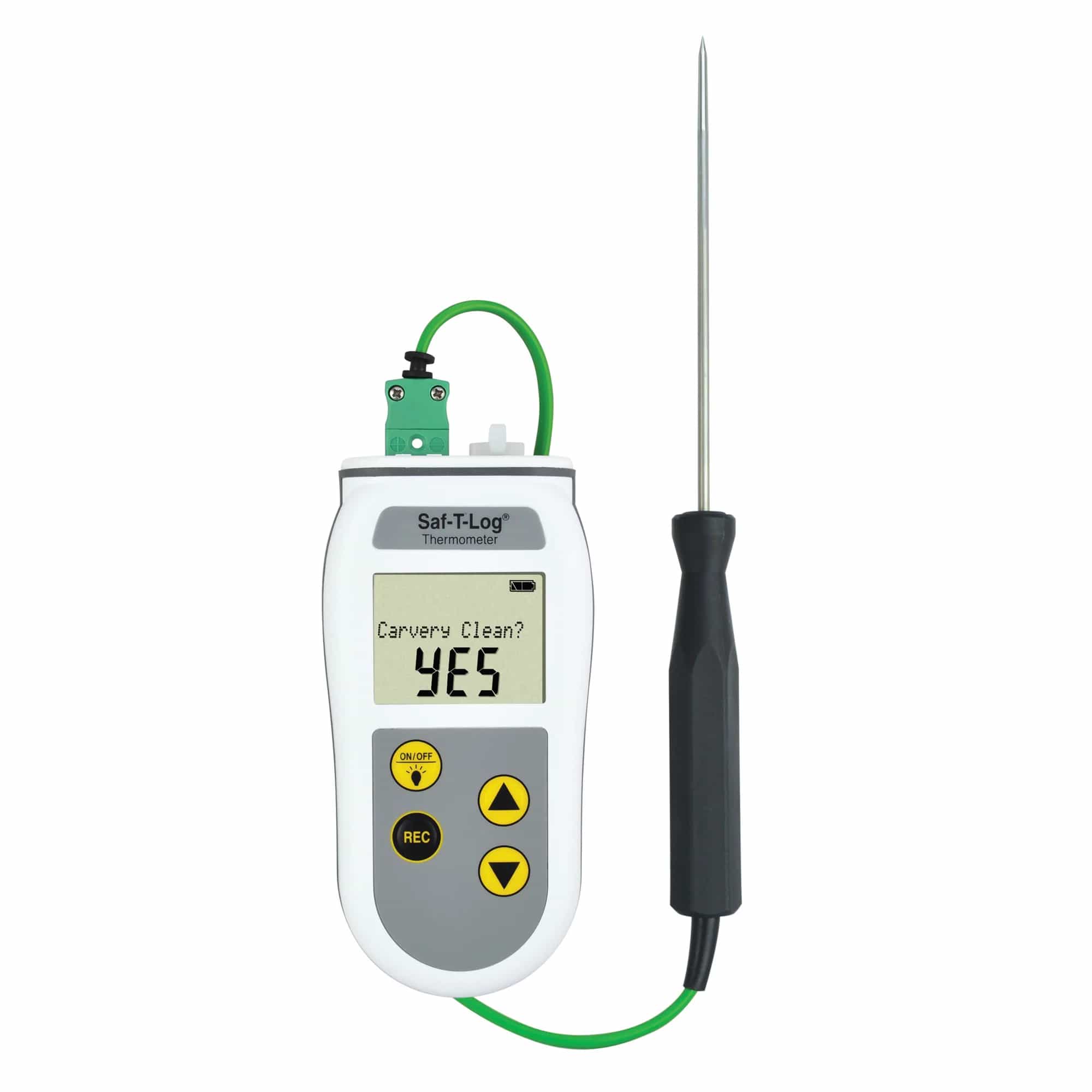 Termometr z rejestracją ETI Saf-T-Log – HACCP, IP67, ±0,4 °C – widok 2 (miniatura)