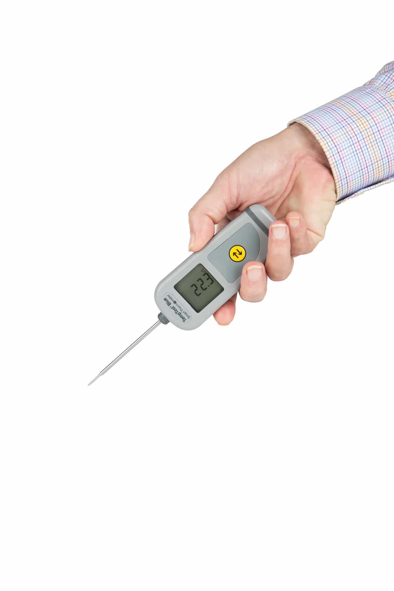 Termometr Bluetooth ETI TempTest Blue - dokładność ±0,4 °C, IP67 – widok 4 (miniatura)