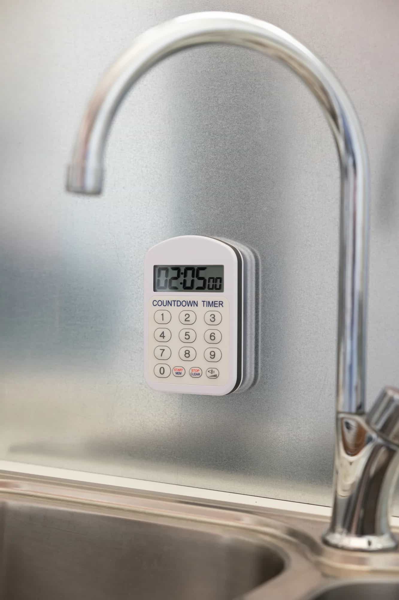 Wodoodporny czasomierz ETI 806-150 - minutnik laboratoryjny IP65 z alarmem 95 dB – widok 4 (miniatura)