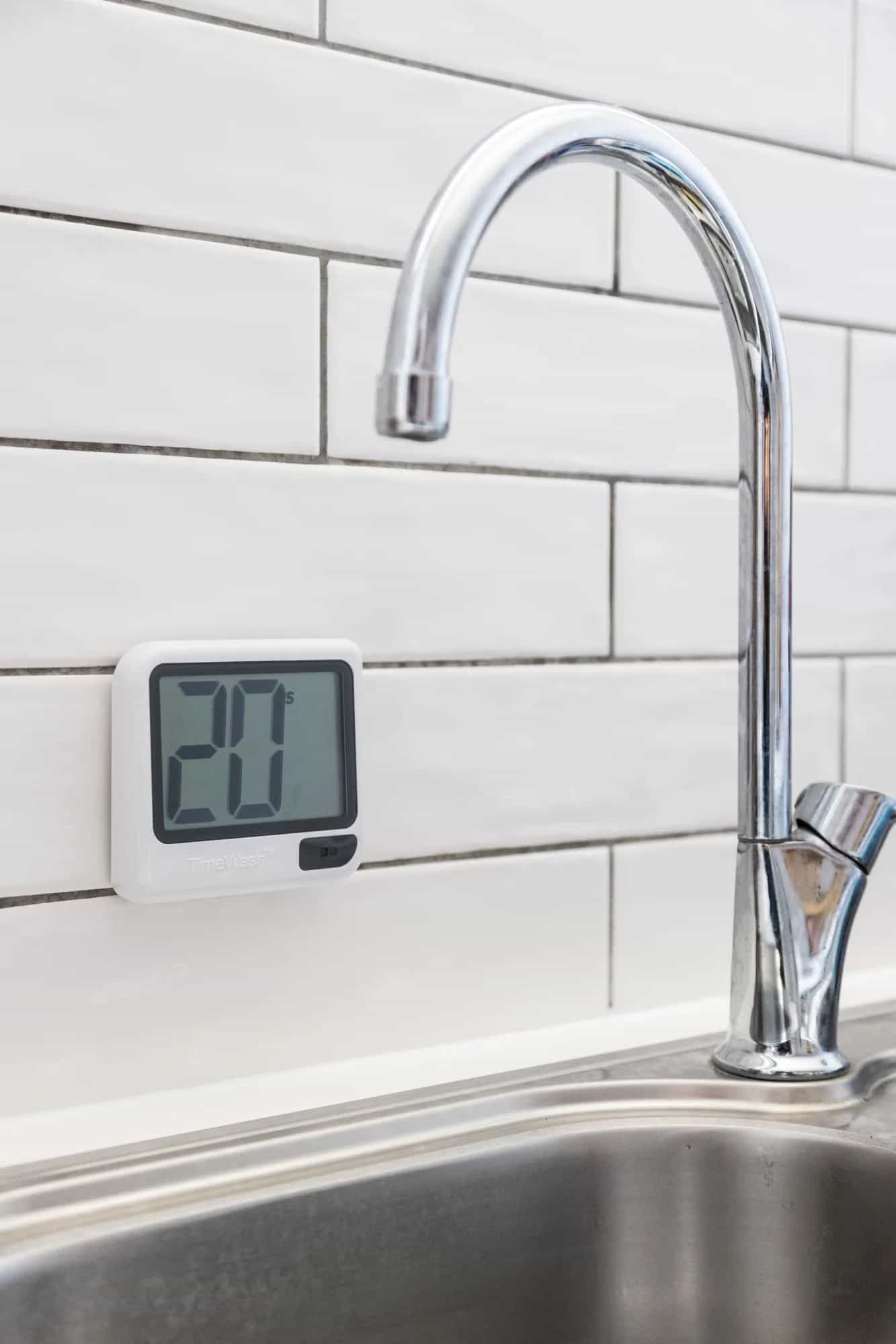 Elektroniczny czasomierz do mycia rąk ETI TimeWash - 8 nastaw 20 s–10 min – widok 3 (miniatura)