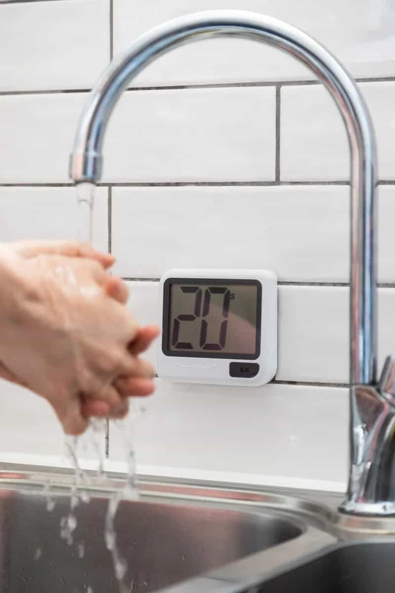 Elektroniczny czasomierz do mycia rąk ETI TimeWash - 8 nastaw 20 s–10 min – widok 4 (miniatura)