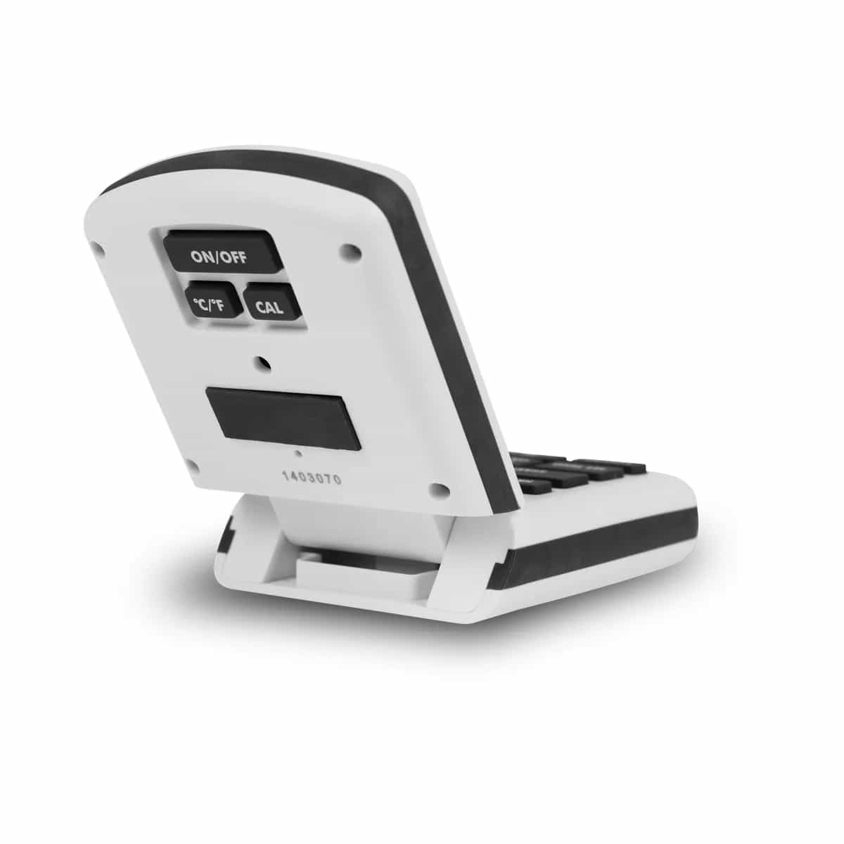 Termometr z alarmem ETI ChefAlarm – zakres -50 do 300 °C, timer i alarm 92 dB – widok z tyłu (miniatura)