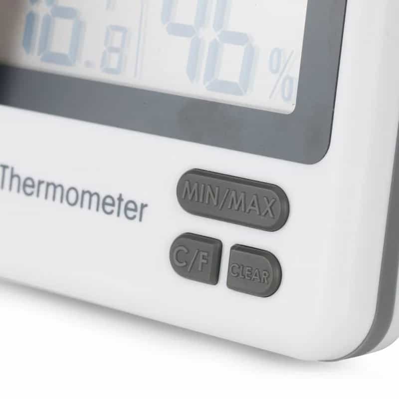 Higrometr pokojowy ETI 810-135 z funkcją pomiaru komfortu - temperatura i wilgotność – widok 5 (miniatura)