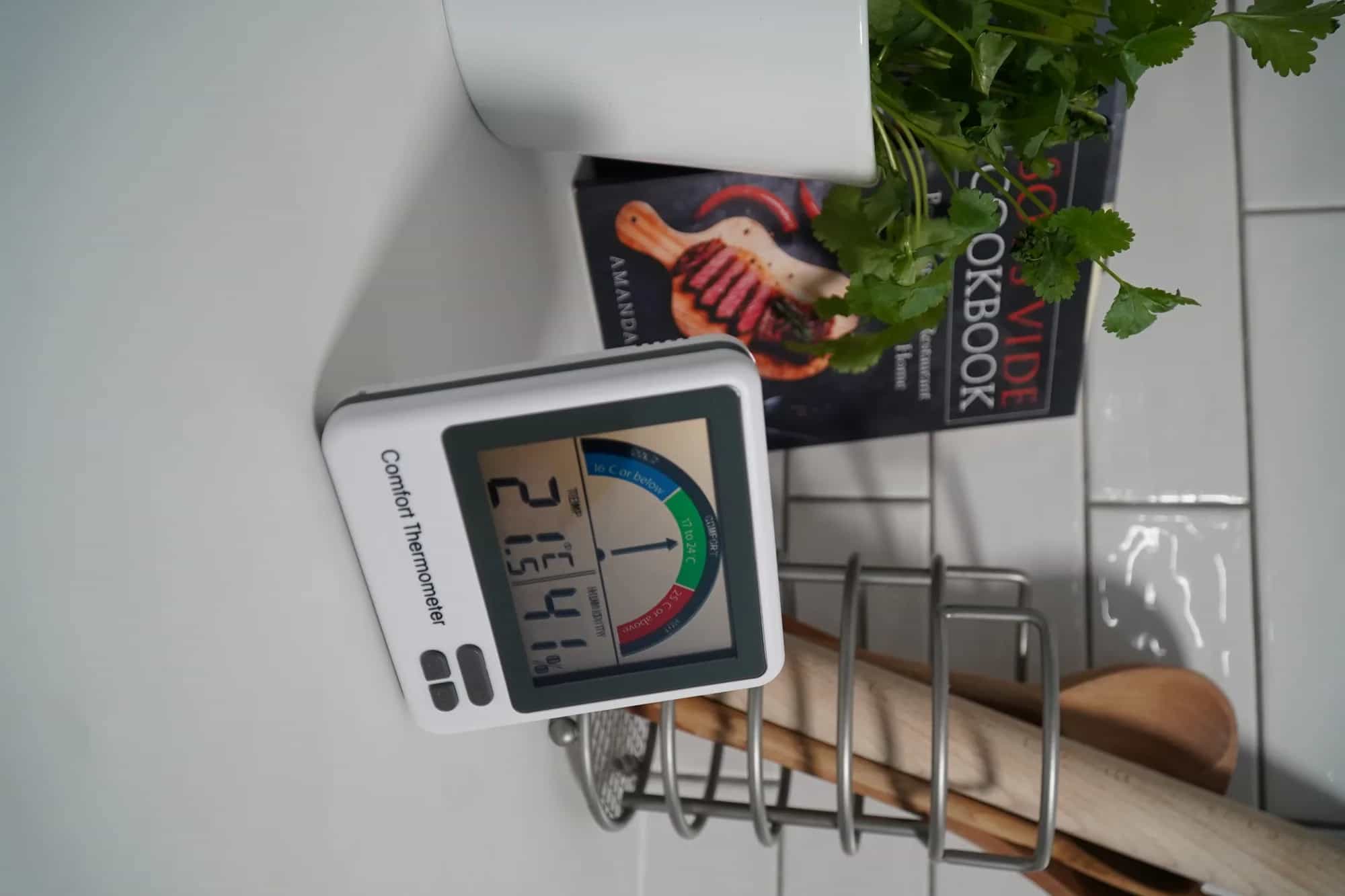 Higrometr pokojowy ETI 810-135 z funkcją pomiaru komfortu - temperatura i wilgotność – widok 7 (miniatura)