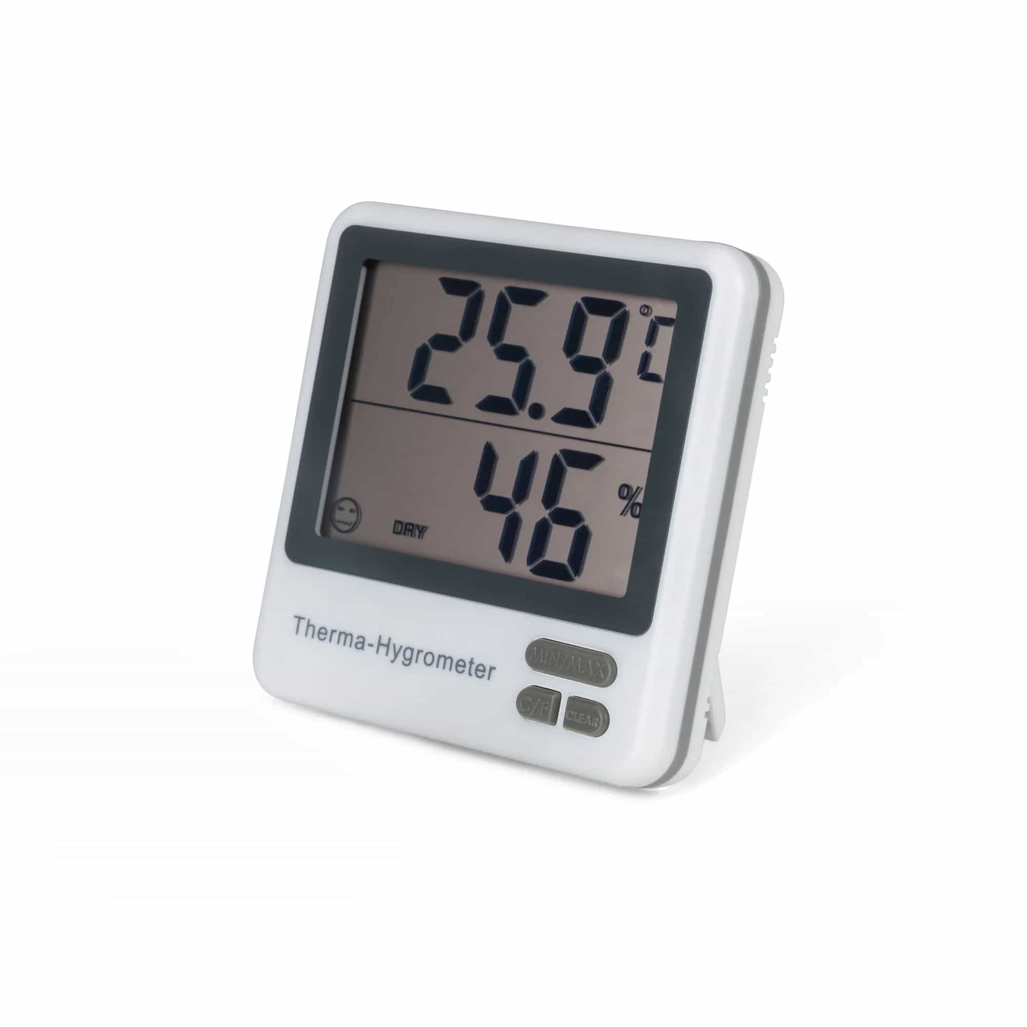 Termohigrometr elektroniczny ETI 810-145 - temperatura i wilgotność na jednym wyświetlaczu