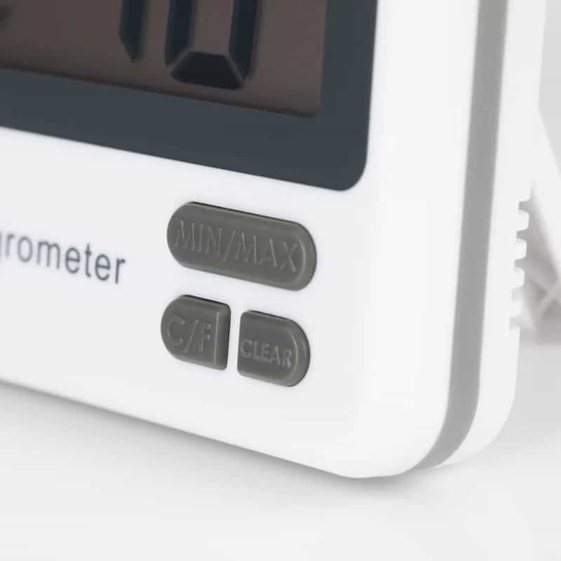 Termohigrometr elektroniczny ETI 810-145 - temperatura i wilgotność na jednym wyświetlaczu – widok 3 (miniatura)