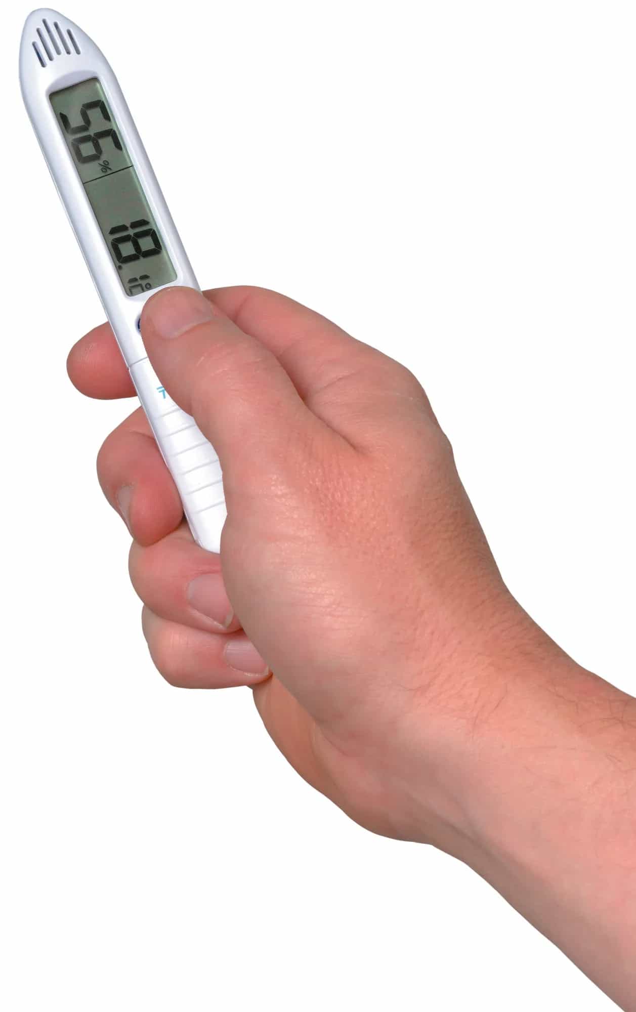 Kieszonkowy termohigrometr ETI 810-190 - wilgotność i temperatura na jednym wyświetlaczu – widok 2 (miniatura)