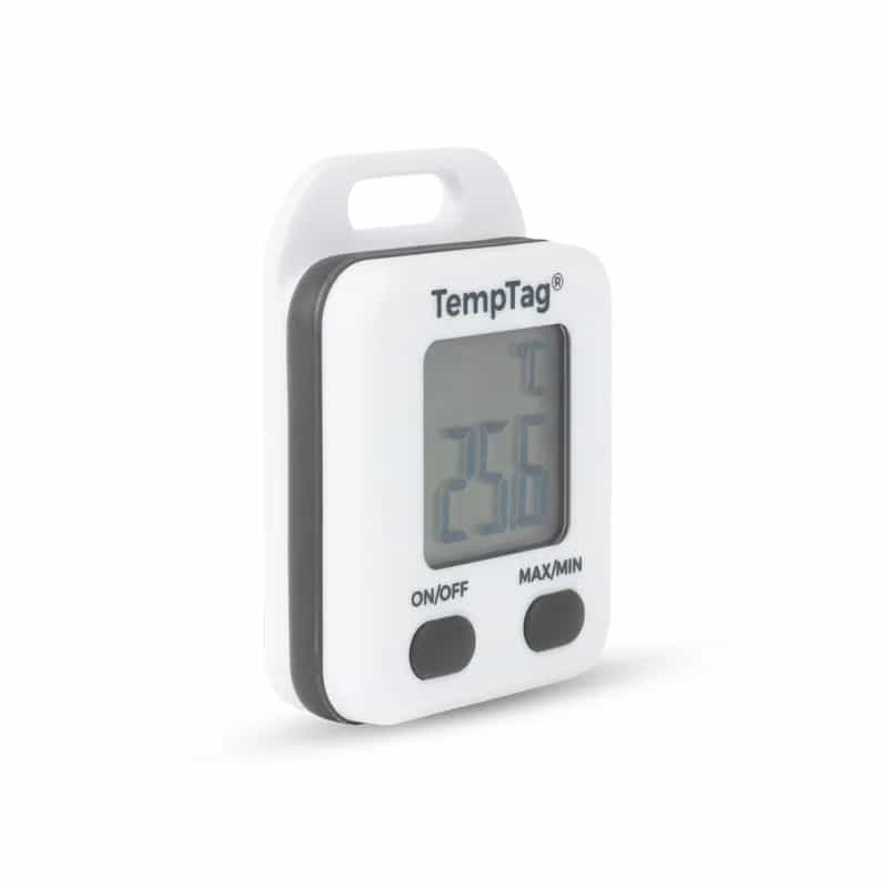 Miniaturowy termometr ETI TempTag Micro – max/min, IP65, kilka kolorów