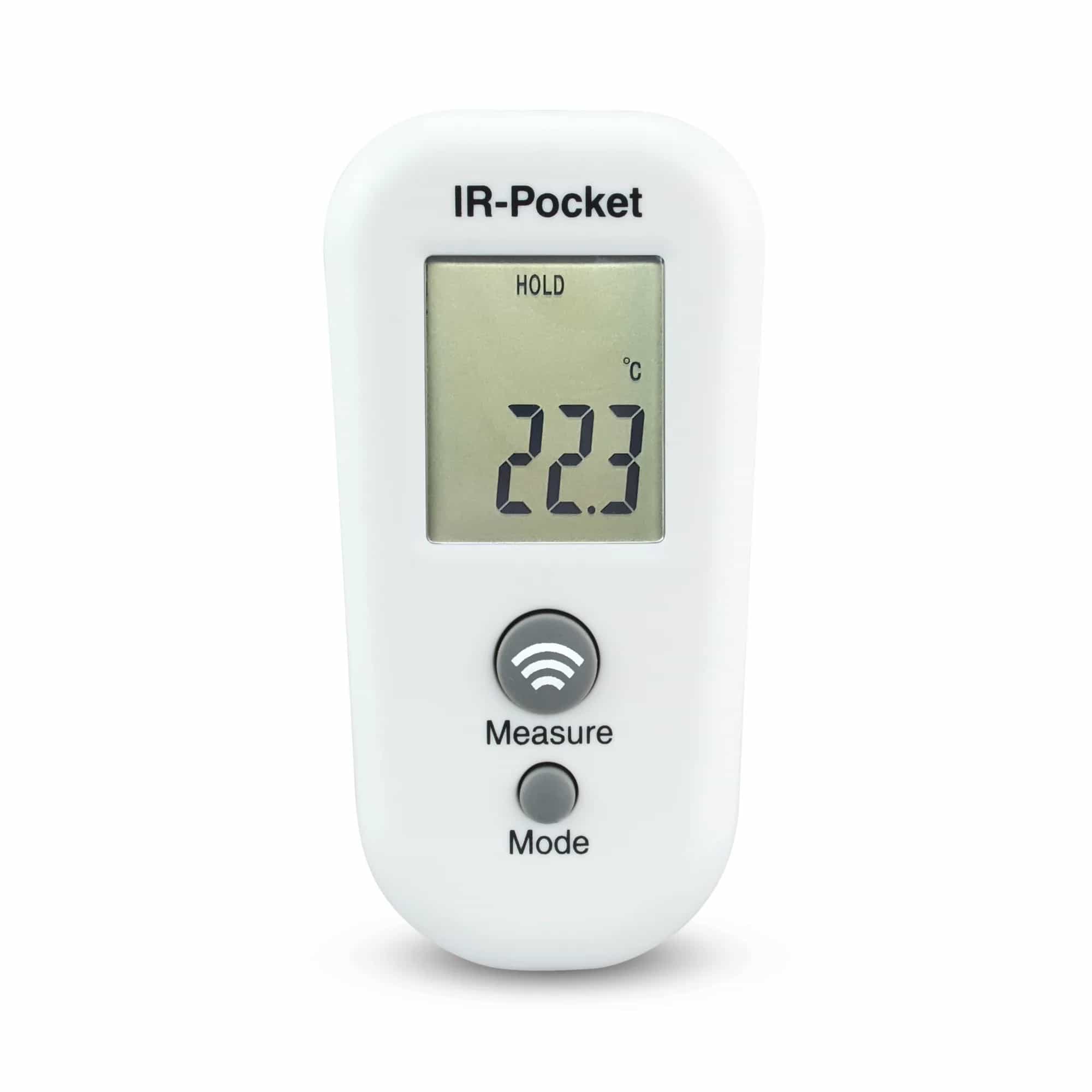 Pirometr ETI IR-Pocket - bezdotykowy termometr na podczerwień -9,9 do 199,9 °C – widok 2 (miniatura)