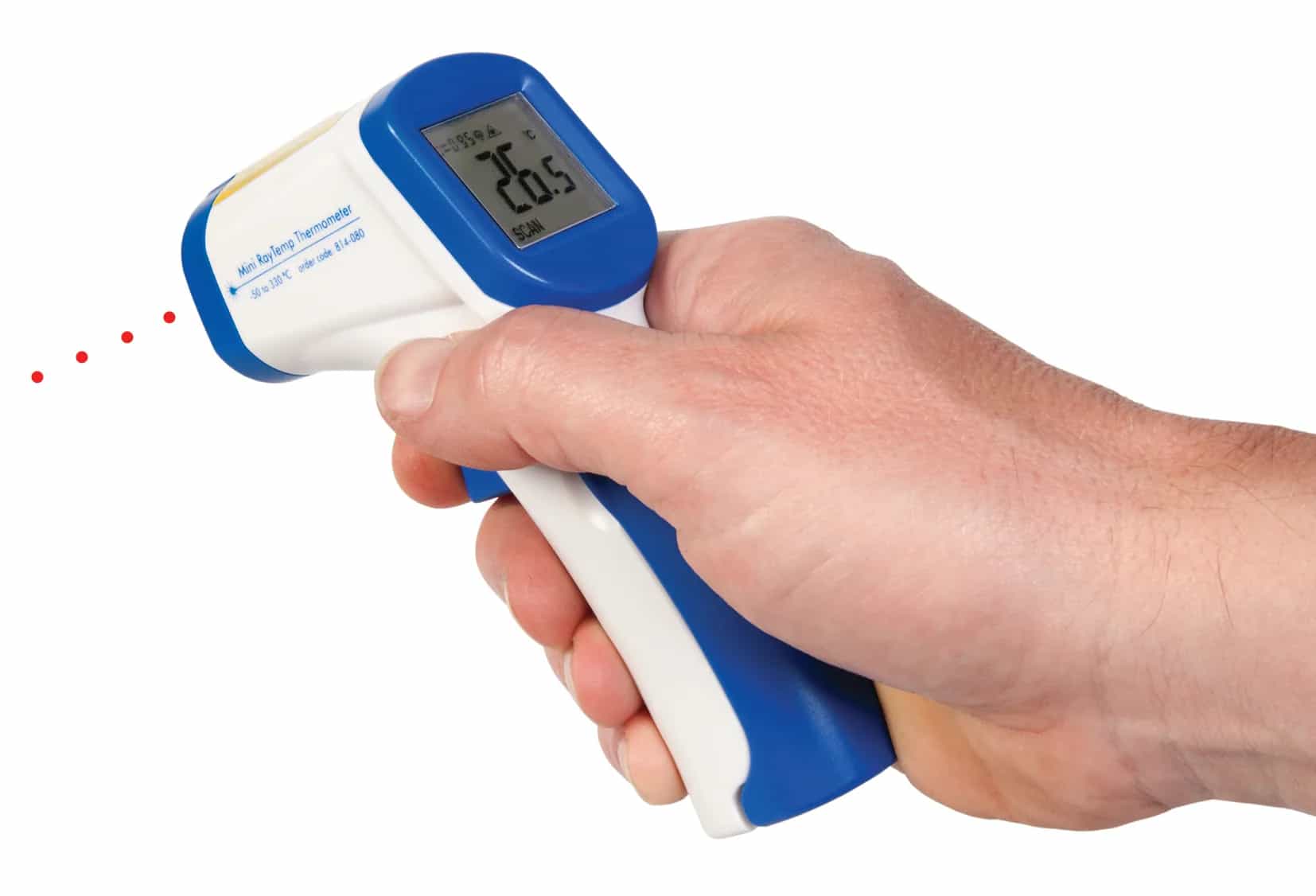 Pirometr laserowy ETI Mini RayTemp 814-080 - zakres -50 do +330°C – widok 3 (miniatura)