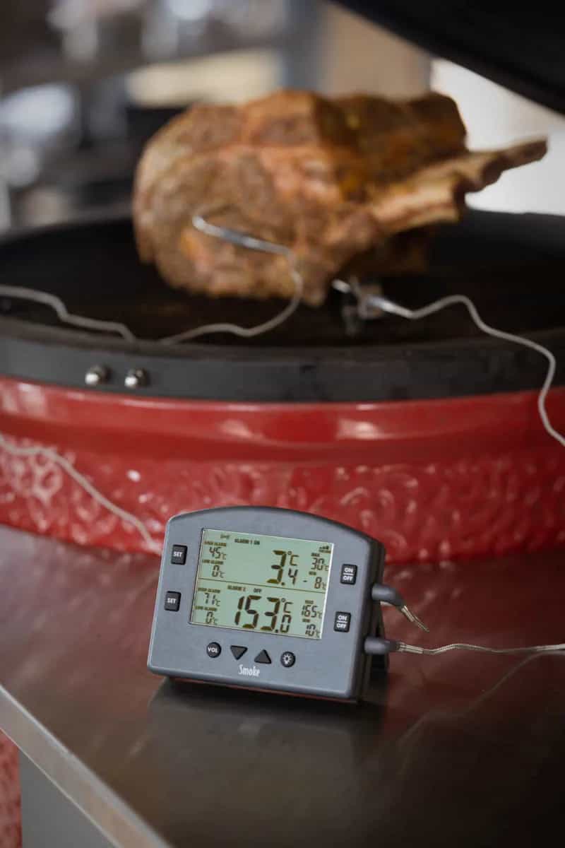 Bezprzewodowy termometr do wędzarni i grilla ETI Smoke BBQ - 2 sondy, zasięg do 100 m – widok 2 (miniatura)