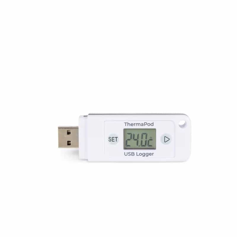 Rejestrator temperatury ETI ThermaPod USB - raport PDF bez oprogramowania
