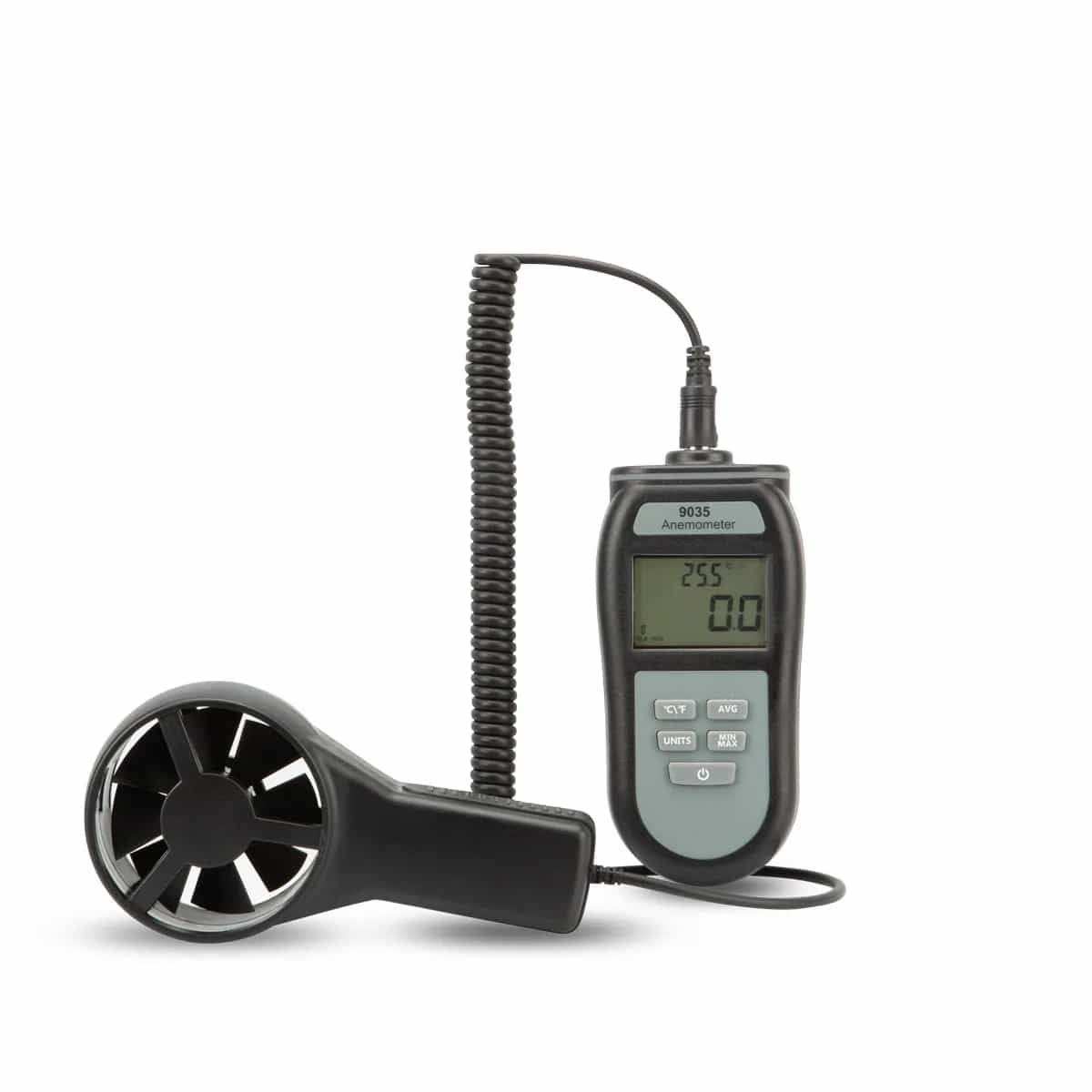 Anemometr z termometrem ETI 9035 - pomiar prędkości powietrza 0,4-30 m/s