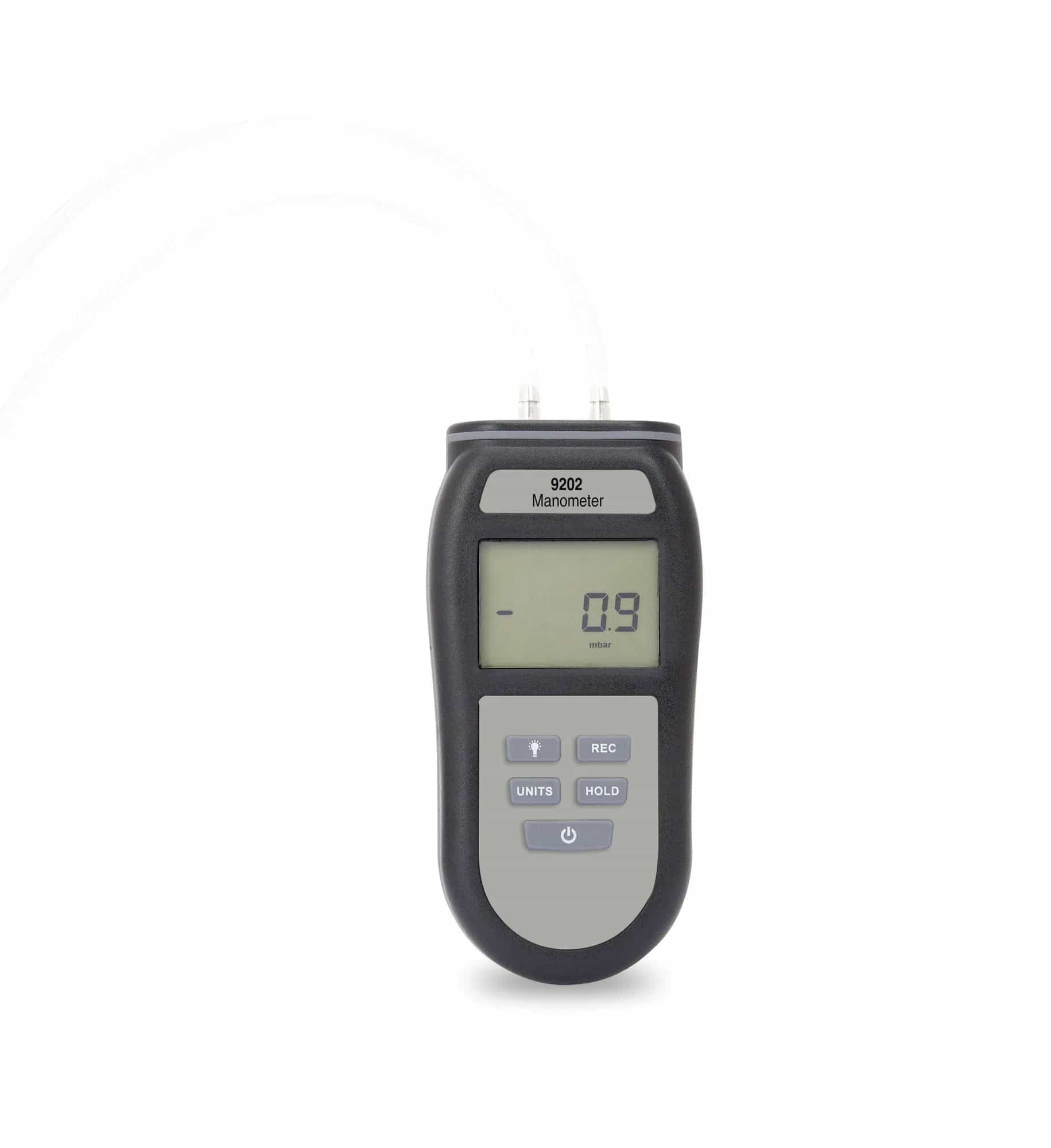 Manometr różnicowy ETI 9202 – zakres ±137,9 mbar, rozdzielczość 0,1 mbar – widok 2 (miniatura)