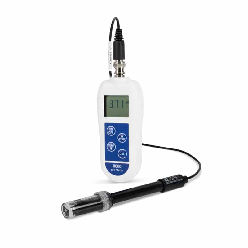 pH-metr ETI 8000 z wymienną elektrodą - dokładność ±0,05 pH – sonda pomiarowa (miniatura)