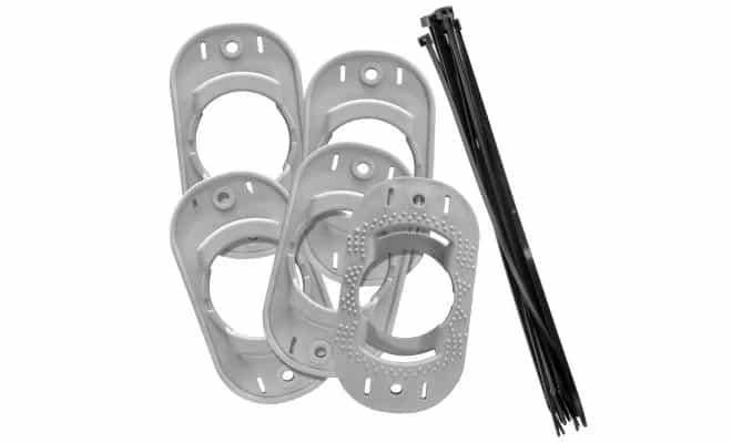 Zestaw pięciu uchwytów montażowych do rejestratorów HOBO Pendant MX2201 oraz MX2202