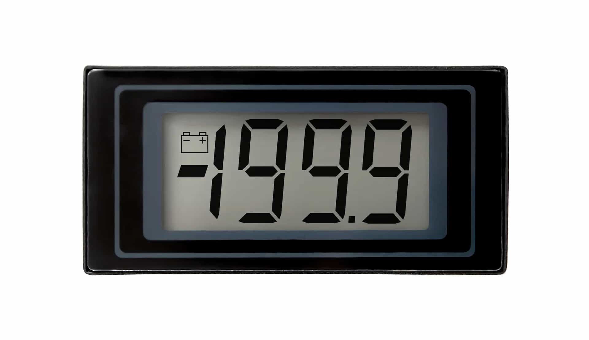 Woltomierz panelowy Lascar DPM 125 – LCD 12,5 mm – widok dodatkowy 2 (miniatura)