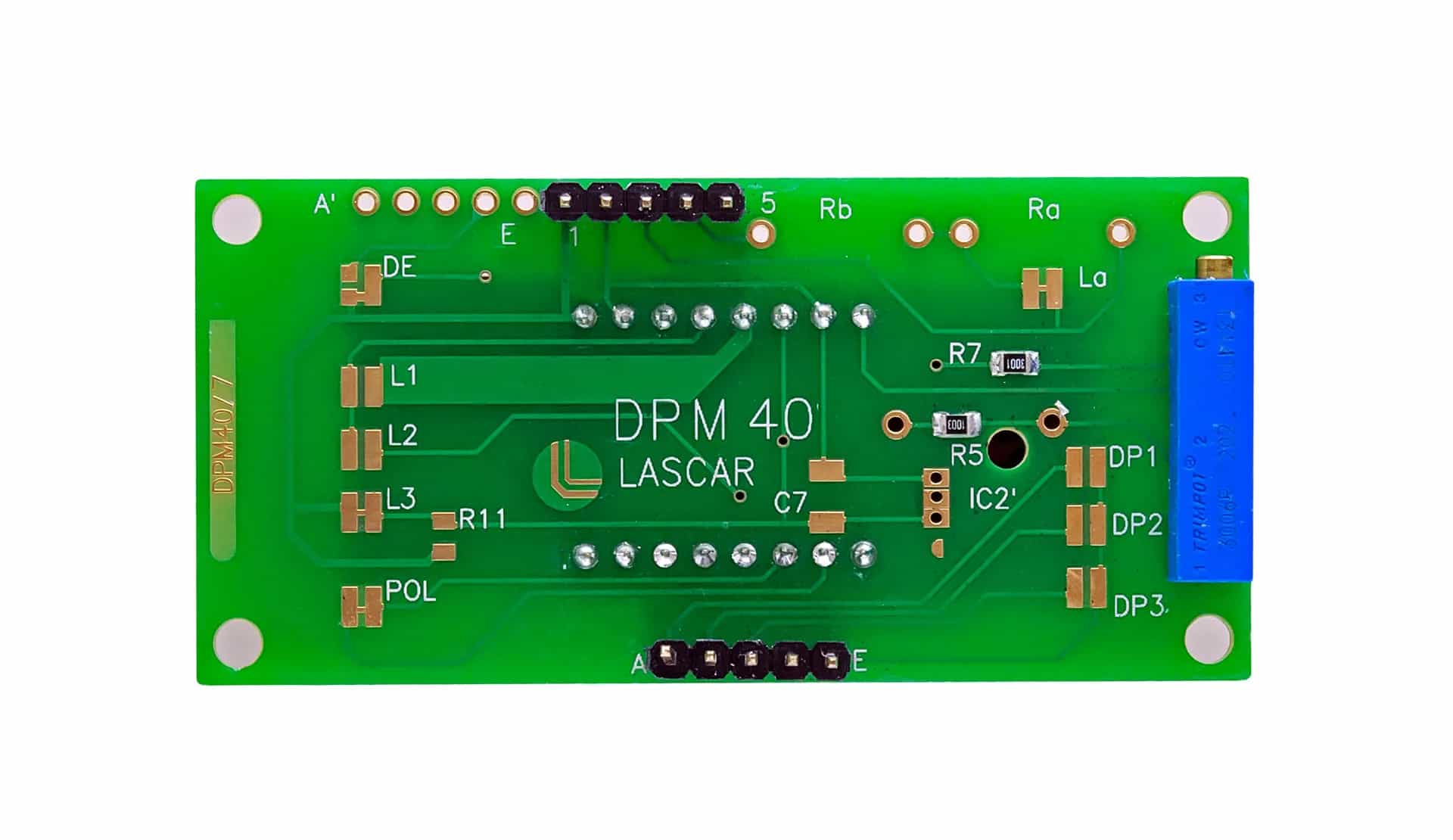 Woltomierz panelowy Lascar DPM 40 – LED 11 mm – widok dodatkowy 3 (miniatura)