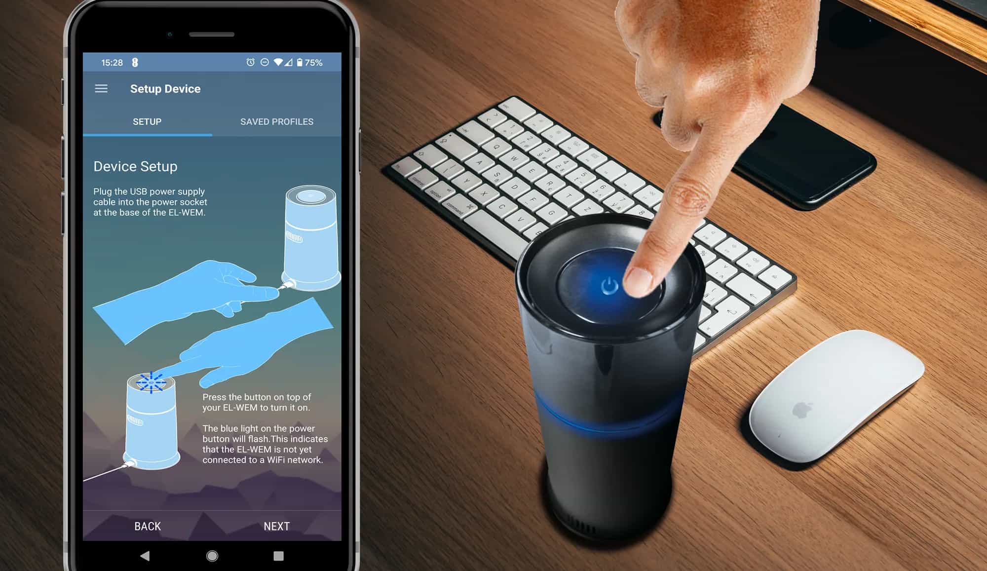 Monitor CO₂ i jakości powietrza Lascar EL-WEM+ – pyły PM1, PM2,5 i PM10 – widok dodatkowy 3 (miniatura)