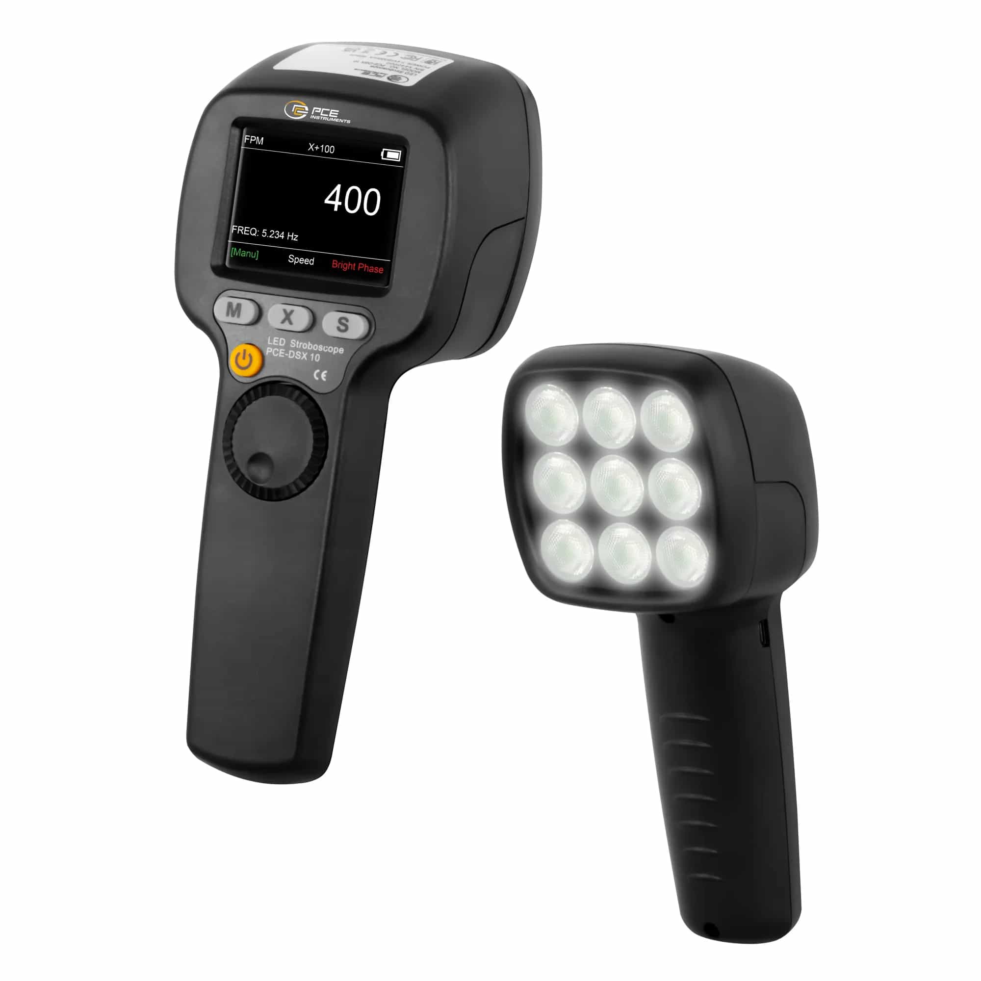 Stroboskop PCE-DSX 10, 60 ... 999999 obr./min