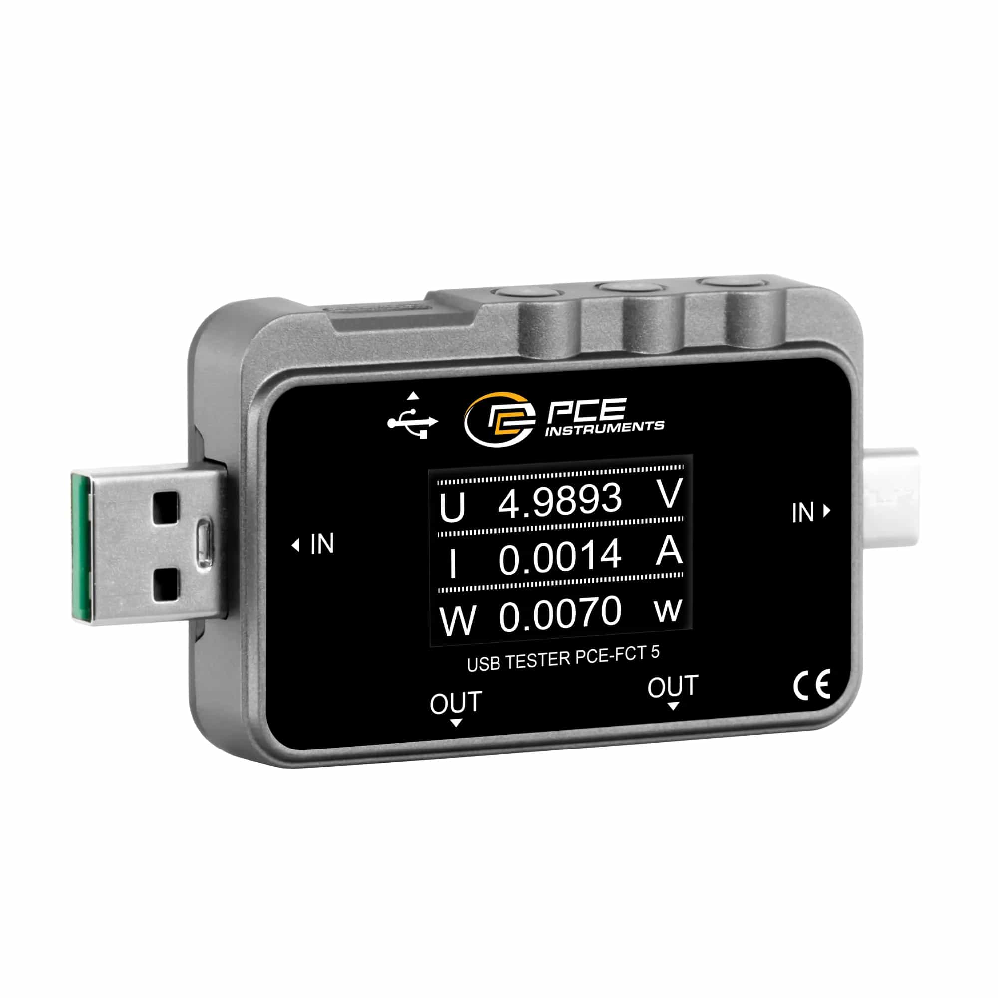 Tester USB PCE-FCT 5, do 24 V i 156 W