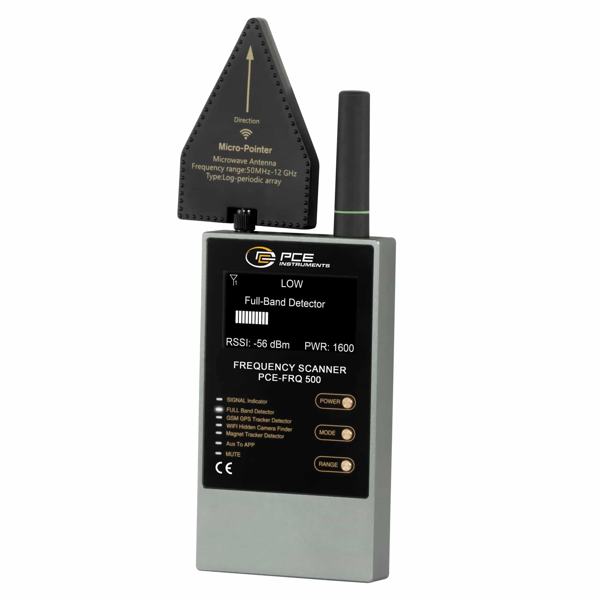 Detektor sygnałów PCE-FRQ 500, 50 ... 8000 MHz