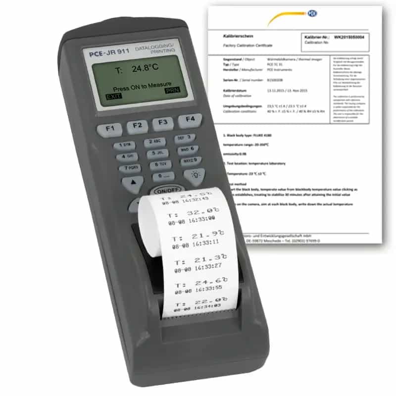 Pirometr z pamięcią i drukarką PCE-JR 911-ICA